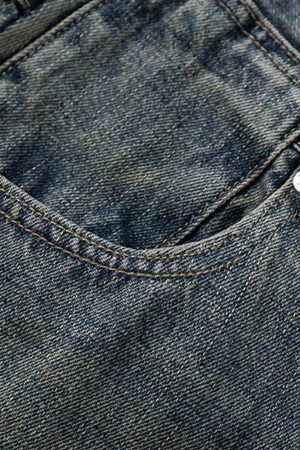 Concert Outfit Vintage Classic Washed Jeans