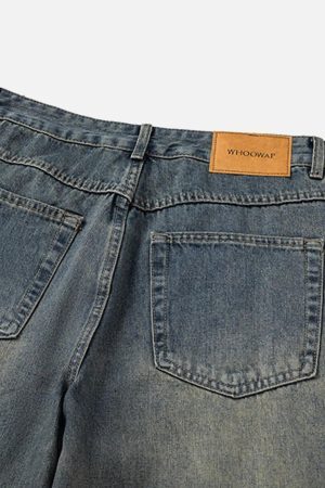 Concert Outfit Vintage Classic Washed Jeans