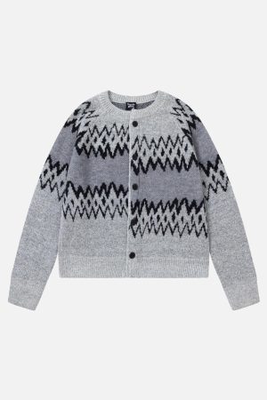 Concert Outfit Vintage Color of Flowers Sweater