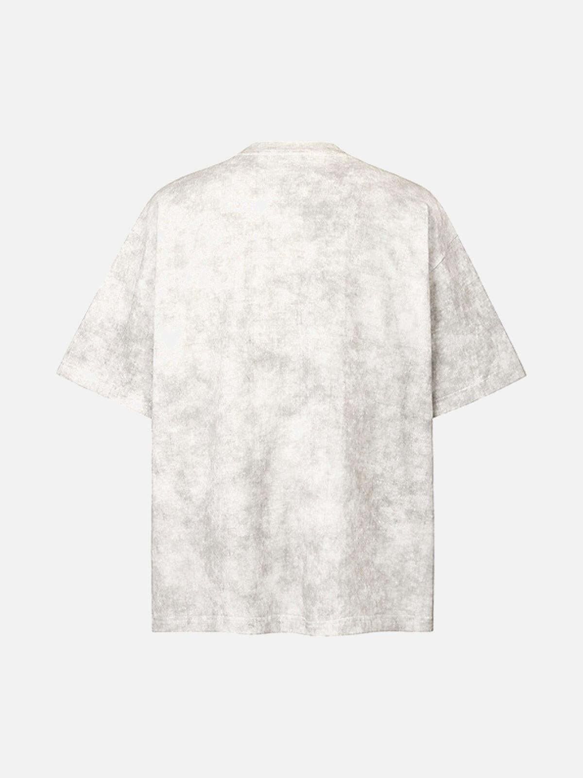 Concert Outfit Vintage Cross Figure Print T-Shirt Concert Outfit Vintage Cross Figure Print T-Shirt