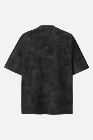 Concert Outfit Vintage Cross Figure Print T-Shirt