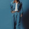 Concert Outfit Vintage Denim Jacquard Baggy Jeans