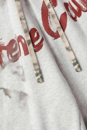 Concert Outfit Vintage Dirty Elastic Drawstring Loose Shorts