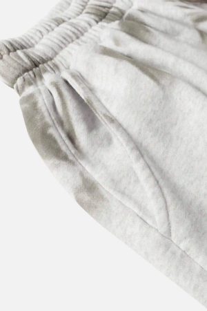 Concert Outfit Vintage Dirty Elastic Drawstring Loose Shorts