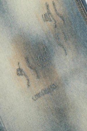 Concert Outfit Vintage Distressed Dyed Straight Jeans