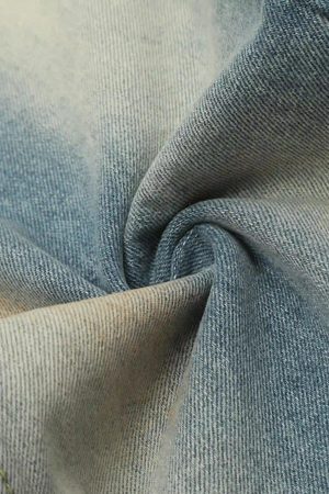 Concert Outfit Vintage Distressed Dyed Straight Jeans