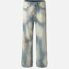 Concert Outfit Vintage Distressed Dyed Straight Jeans