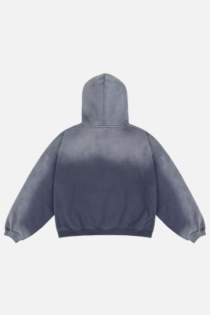 Concert Outfit Vintage Distressed Gradient Sweatshirt