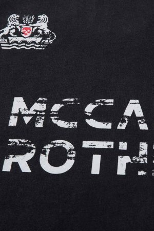 Concert Outfit Vintage Distressed Letter Print T-Shirt