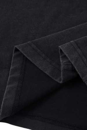 Concert Outfit Vintage Distressed Letter Print T-Shirt