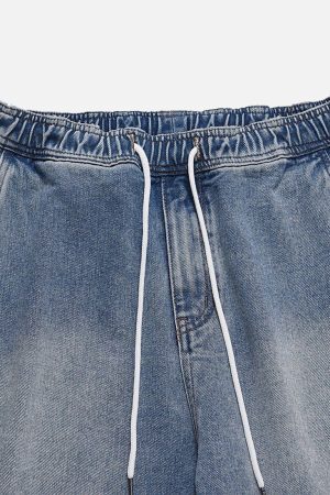 Concert Outfit Vintage Drawstring Jorts