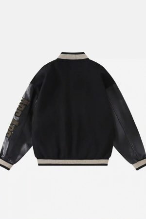 Concert Outfit Vintage Embroidered Baseball Jacket