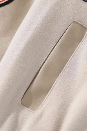 Concert Outfit Vintage Embroidered Baseball Jacket