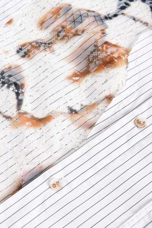 Concert Outfit Vintage Embroidered Floral Denim Shirt