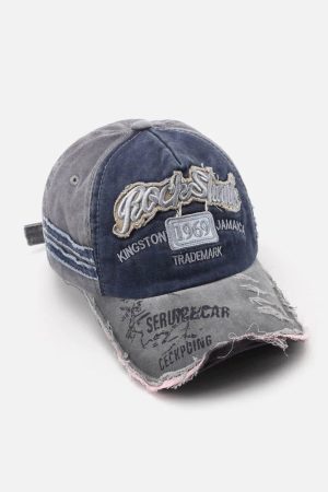 Concert Outfit Vintage Embroidered Hole Baseball Cap