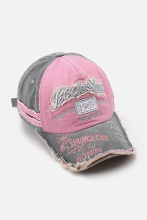 Concert Outfit Vintage Embroidered Hole Baseball Cap