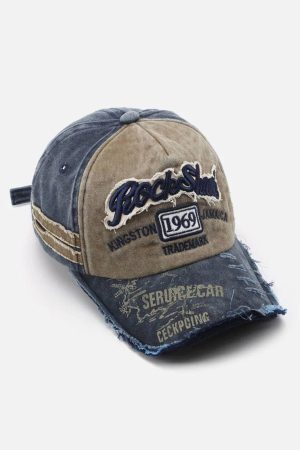 Concert Outfit Vintage Embroidered Hole Baseball Cap