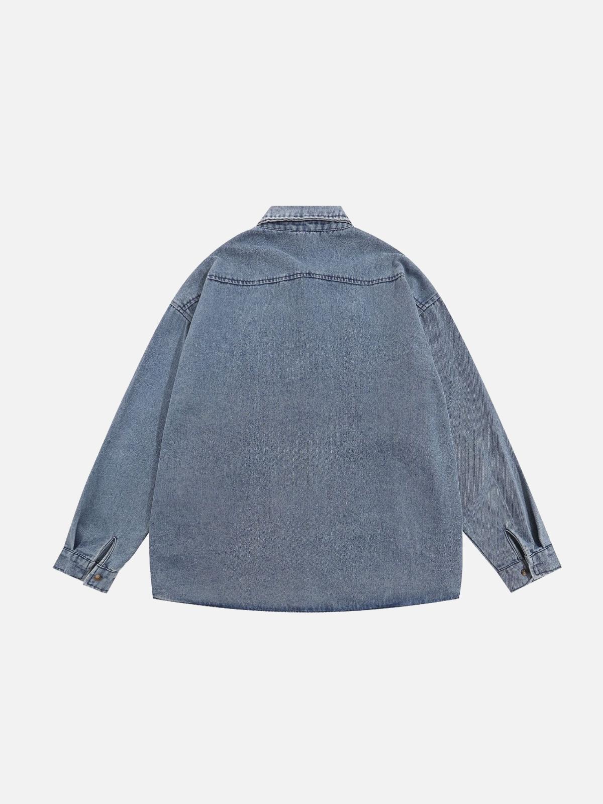 Concert Outfit Vintage Embroidery Cowboy Shirt Concert Outfit Vintage Embroidery Cowboy Shirt