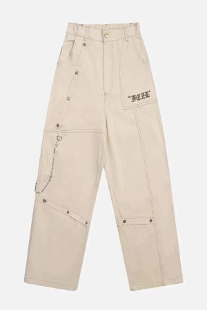 Concert Outfit Vintage Embroidery Jeans