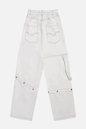 Concert Outfit Vintage Embroidery Jeans