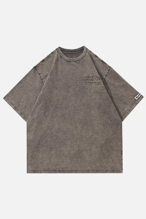 Concert Outfit Vintage Embroidery Tee