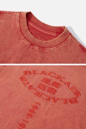 Concert Outfit Vintage Embroidery Tee