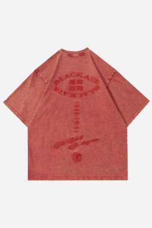 Concert Outfit Vintage Embroidery Tee