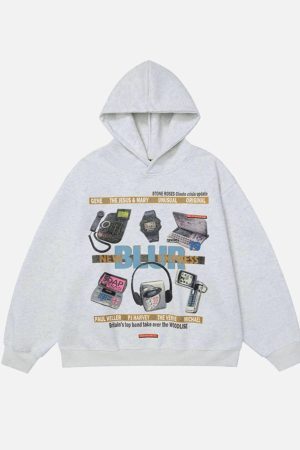 Concert Outfit Vintage Era Electronics Hoodie