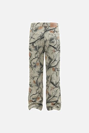 Concert Outfit Vintage Fallen Leaves Jeans