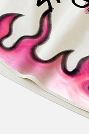 Concert Outfit Vintage Flame Shorts