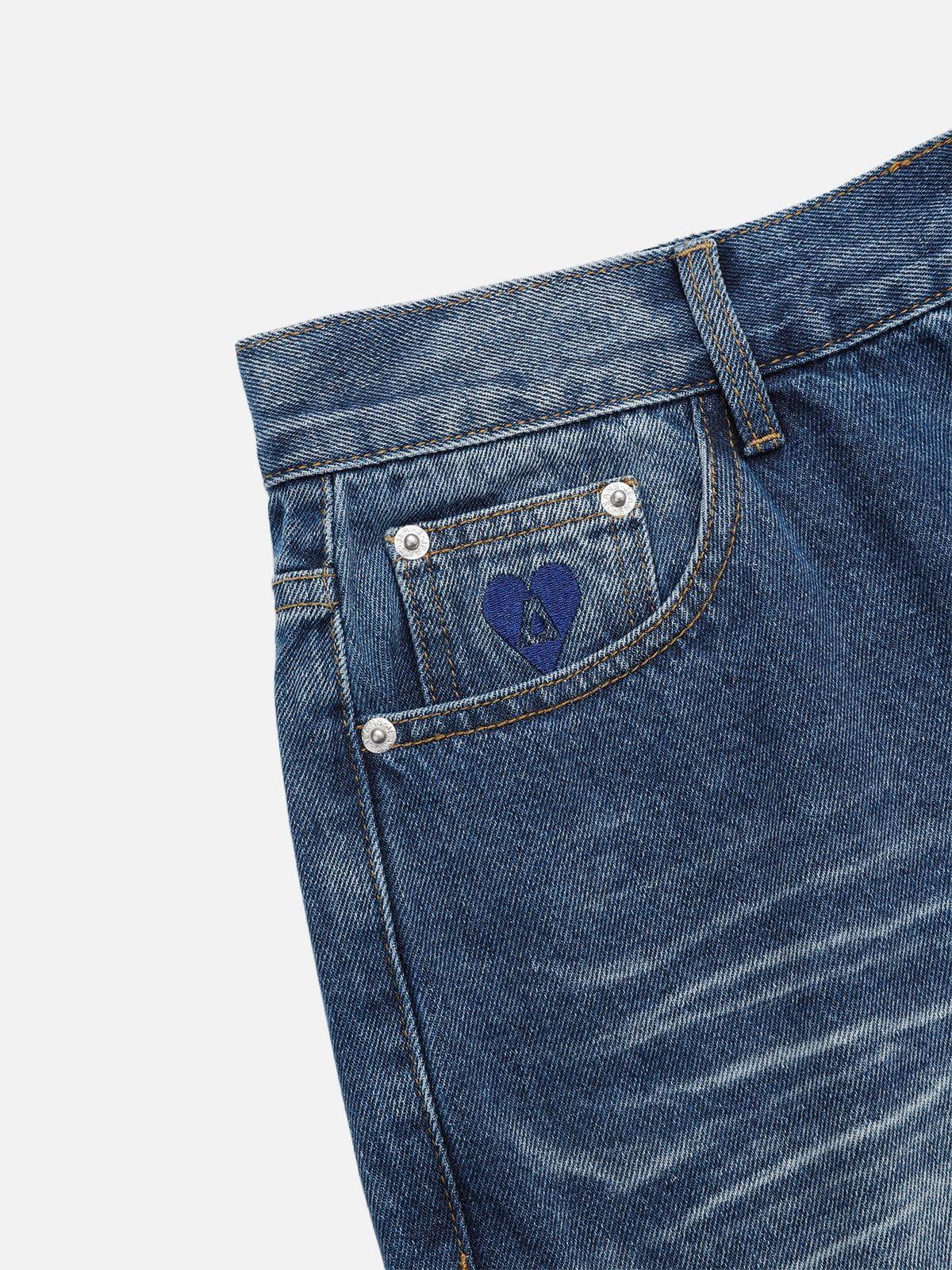 Concert Outfit Vintage Folds Loose Jeans Concert Outfit Vintage Folds Loose Jeans