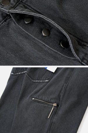 Concert Outfit Vintage Frayed Wash Jeans