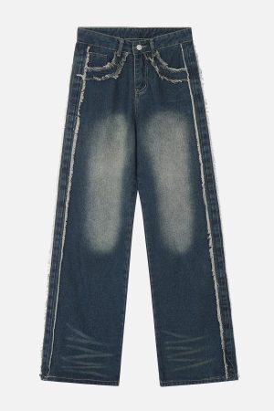 Concert Outfit Vintage Fringe Jeans