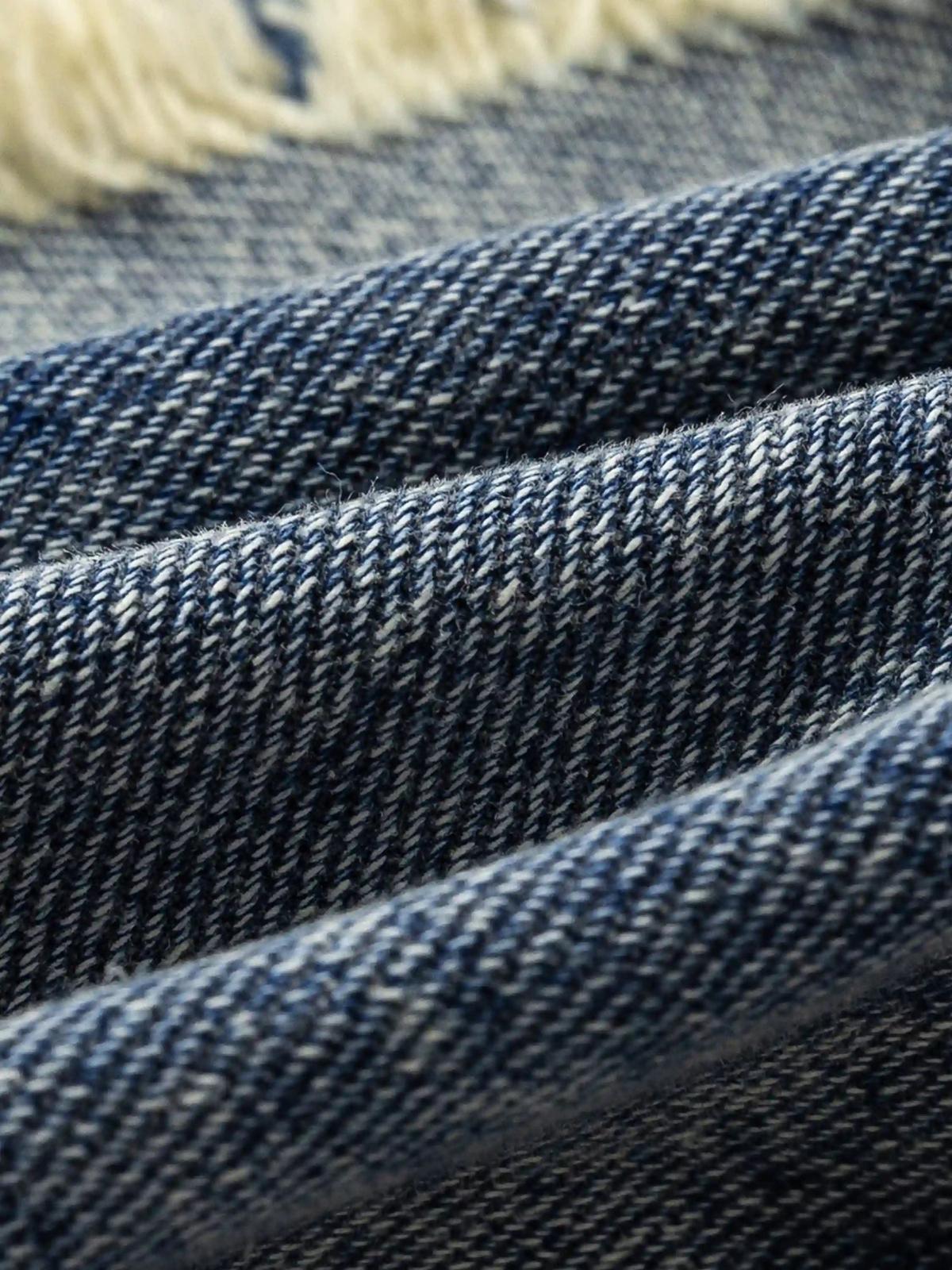 Concert Outfit Vintage Fringed Raw-Edge Oversized Jeans Concert Outfit Vintage Fringed Raw-Edge Oversized Jeans