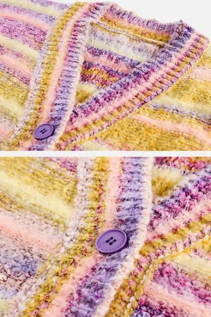 Concert Outfit Vintage Gradient Sweater Vest