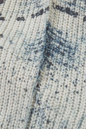 Concert Outfit Vintage Graffiti Zip-Up Cardigan