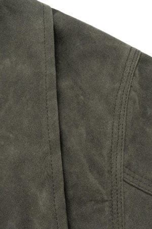 Concert Outfit Vintage Heavy Suede Quilted Work Jacket