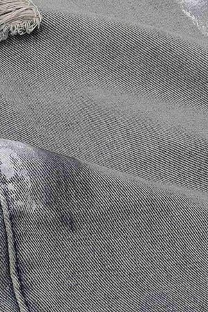 Concert Outfit Vintage Ink Splash Washed And Distressed Jeans