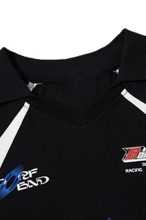 Concert Outfit Vintage Lapel Men's Polo Shirt