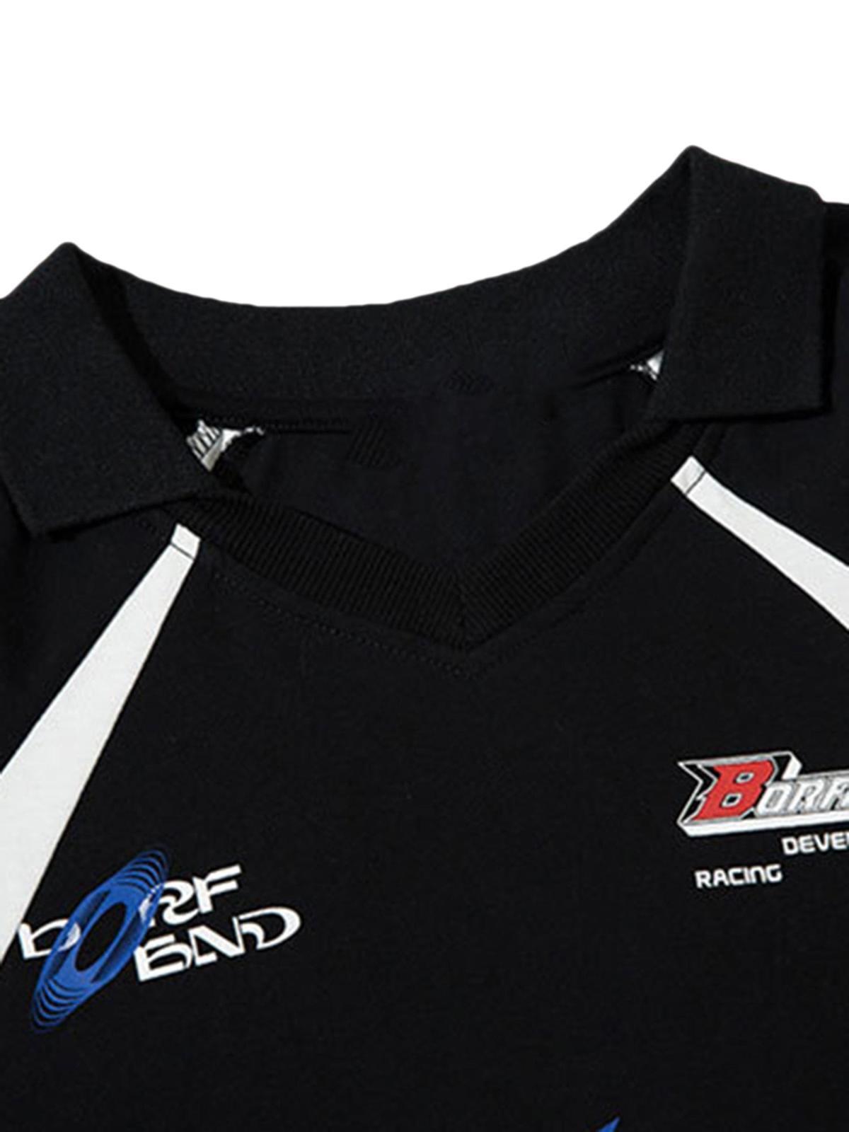 Concert Outfit Vintage Lapel Men's Polo Shirt Concert Outfit Vintage Lapel Men's Polo Shirt