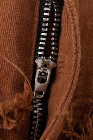 Concert Outfit Vintage Layered Raw Edge Slim Jeans