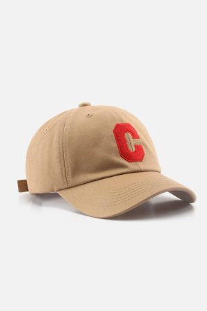 Concert Outfit Vintage Letter 'C' Baseball Cap