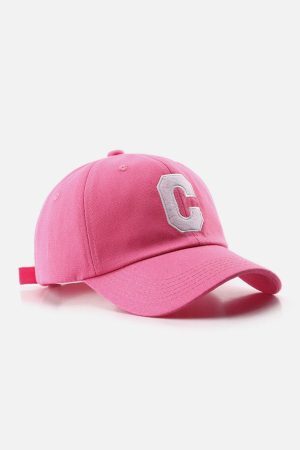 Concert Outfit Vintage Letter 'C' Baseball Cap