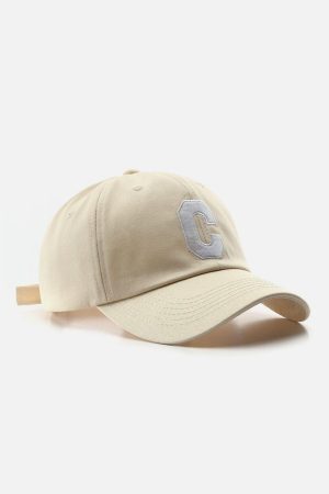 Concert Outfit Vintage Letter 'C' Baseball Cap