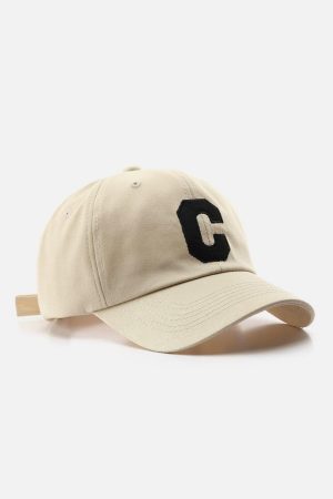 Concert Outfit Vintage Letter 'C' Baseball Cap