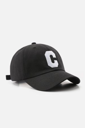 Concert Outfit Vintage Letter 'C' Baseball Cap