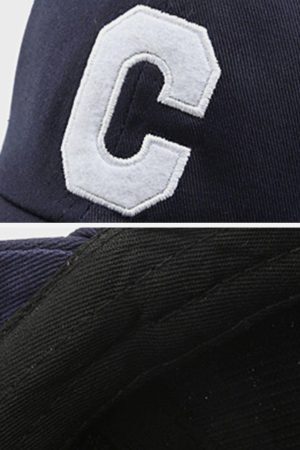 Concert Outfit Vintage Letter 'C' Baseball Cap