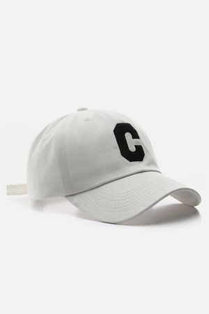 Concert Outfit Vintage Letter 'C' Baseball Cap
