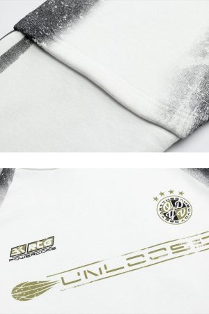 Concert Outfit Vintage Letter Print Hip-Hop Hoodie