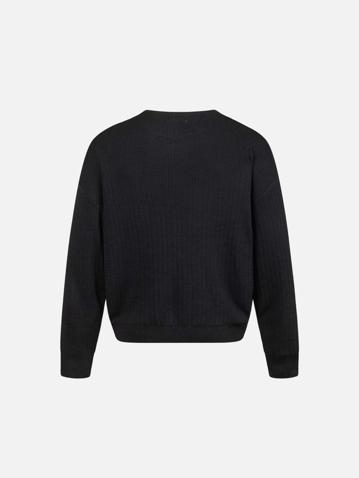 Concert Outfit Vintage Letter Small V-Neck Sweater Concert Outfit Vintage Letter Small V-Neck Sweater